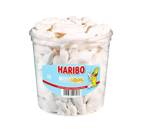 Haribo Dose Weisse Mäuse 150er