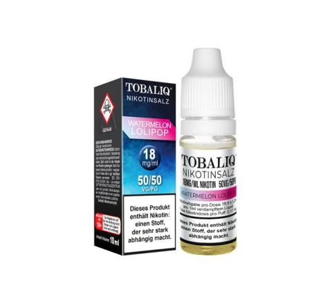 E-Liquid m. Nikotinsalz - 18MG/ML - Nikotin 50VG/50PG - Watermelon Lolipop