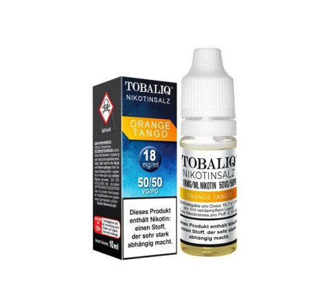 E-Liquid m. Nikotinsalz - 18MG/ML - Nikotin 50VG/50PG - Orange Tango
