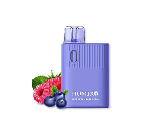 TobaliQ E-Shisha "Romix Q" - Blueberry Raspberry - 600 Züge - 20 mg Nikotin