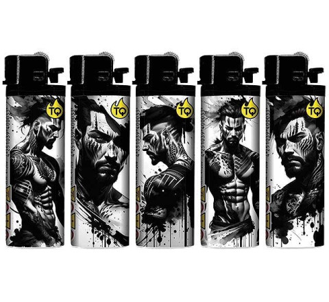 TobaliQ Reibrad Feuerzeug "Ink Men"