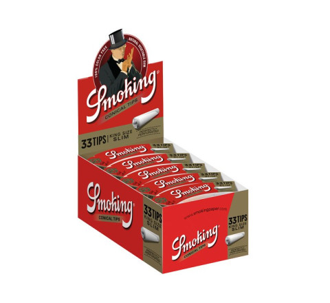 Smoking King Size SLIM Conical Tips 33 Stck