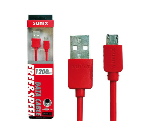 SUNIX- SC-06 - MICRO USB  Ultra speed 3A Kabel - 1,2m