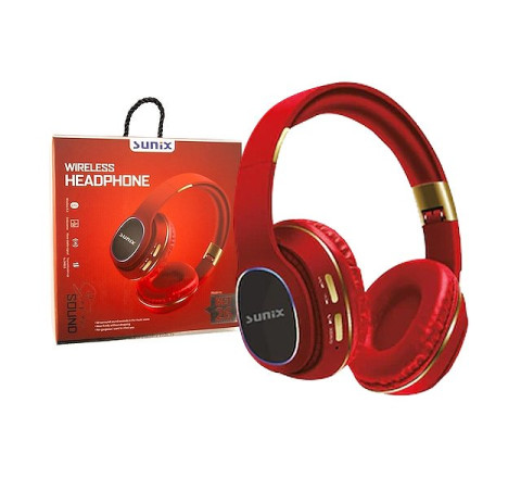 SUNIX- BLT-26 - Bluetooth Kopfhörer - rot