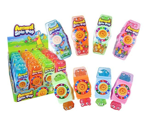 Animal Spin Pop - Lutscher mit Kreiselspiel - 12 g