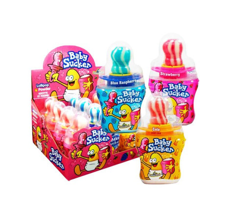 "Baby Sucker" - Lollipop + Puder - 9 cm - 32 g
