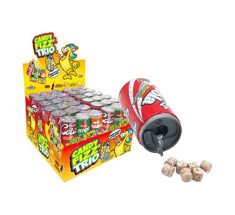 "Candy Fizz Trio" - mit Süßigkeiten - 5 cm - 21 g