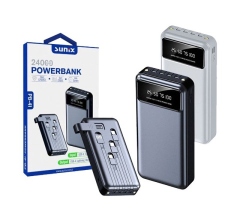SUNIX- PB-41  "24.000 mAh Powerbank" - 2.1A