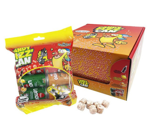 "Candy Fizz Can" - mit Süßigkeiten - 5 cm -  56 g