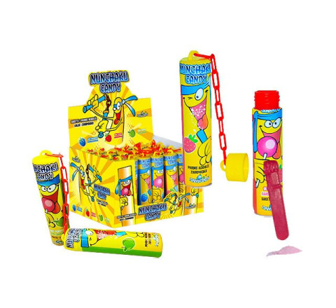Nunchaku Candy - Lollipop + Puder - 12 cm - 30 g