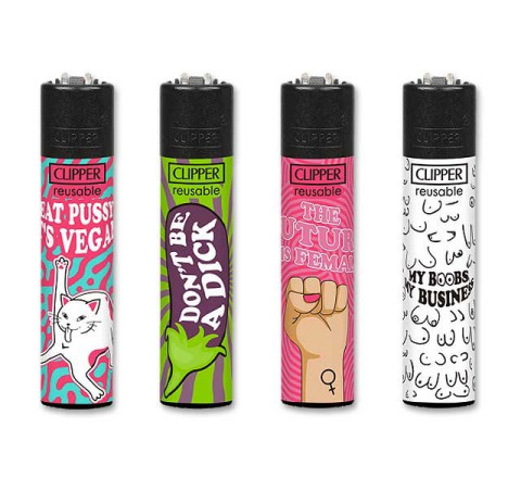 Clipper Feuerzeug "Fem World"