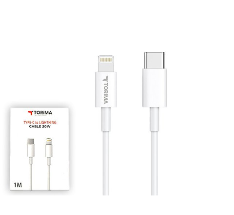 TORIMA Ladekabel Type-C to Lightning - 20W - 1m