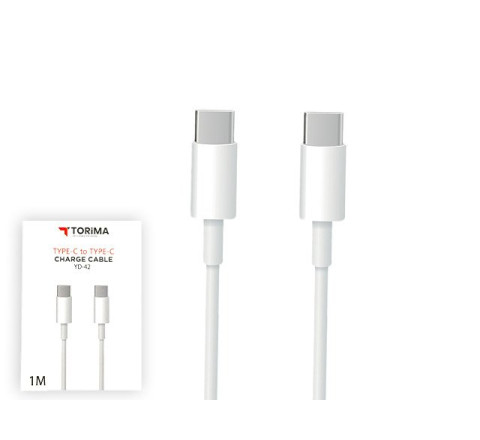 TORIMA YD-42  Ladekabel Type-C to Type-C- 20W  - 1m