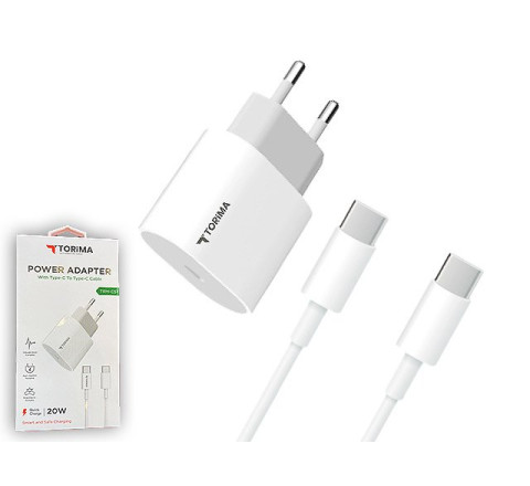 TORIMA Ladestecker TRM-C5T - 20W - inkl. USB-C Kabel