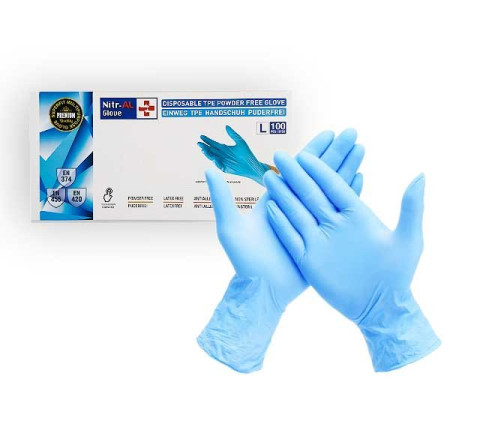 Glove - Nitril-Einweghandschuhe -Gr. L - 100 Stk.