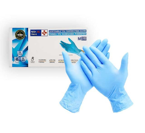 Glove - Nitril-Einweghandschuhe -Gr. M - 100 Stk.