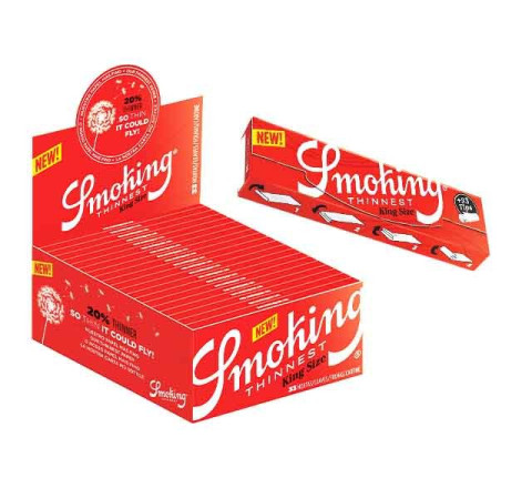 Smoking Thinnest King Size Red