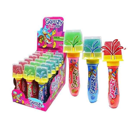 Squeeze Painter Pop- Pinsel mit Schlek-Sirup - 18er Display
