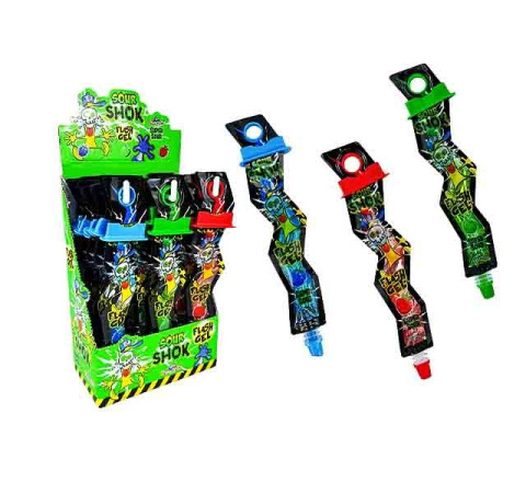 Sour Shock Flash Gel - Extrem Saures Gelee - 30er Display