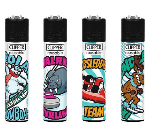 Clipper Feuerzeug "Winter Sports 4"