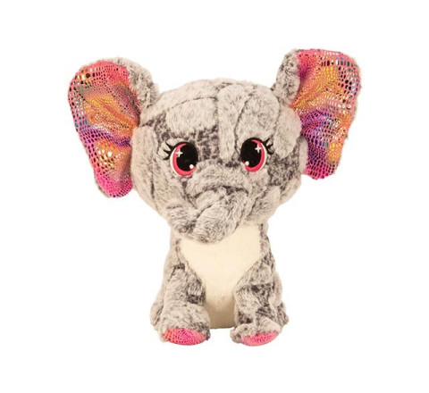 Plüsch-Elefant "Fibi" mit großen Augen - 31 cm - grau