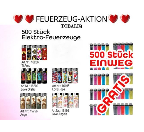 TobaliQ Feuerzeug Aktion