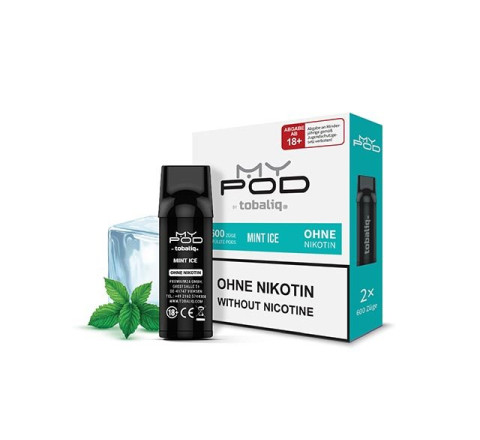TOBALIQ MyPOD  ohne Nikotin  2er Pack (2x2ml)  Mint Ice