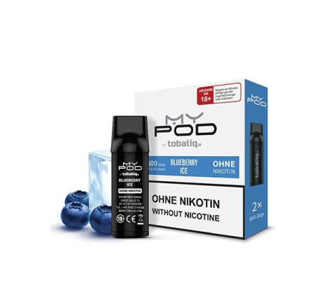 TOBALIQ MyPOD  ohne Nikotin  2er Pack (2x2ml)  Blueberry Ice