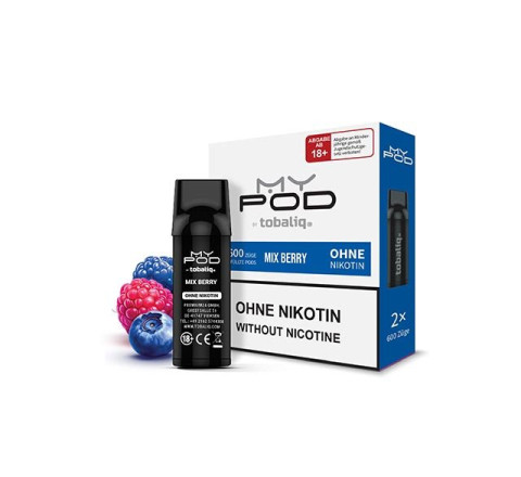 TOBALIQ MyPOD  ohne Nikotin  2er Pack (2x2ml)  Mix Berry