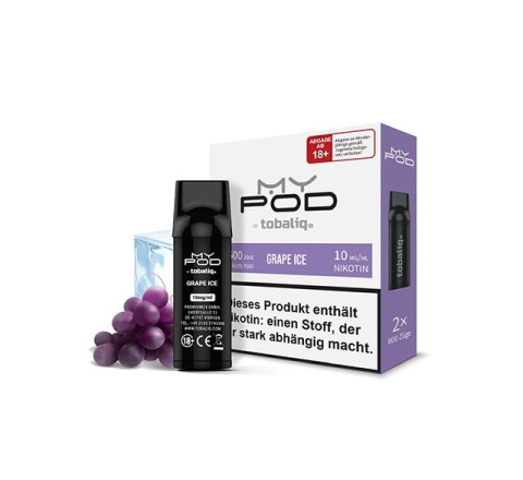TOBALIQ MyPOD  10mg  2er Pack (2x2ml)  Grape Ice