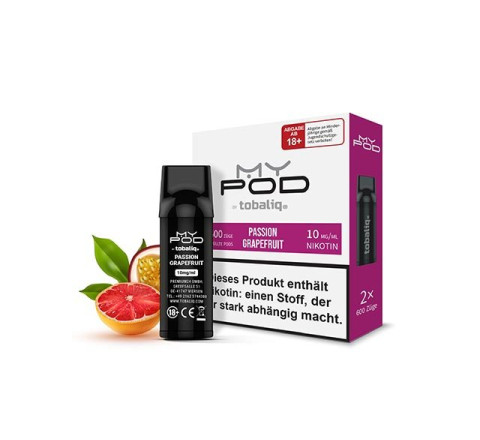 TOBALIQ MyPOD  10mg  2er Pack (2x2ml)  Passion Grapefruit
