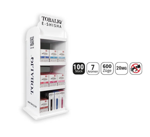 TobaliQ Displayständer MyPod - 100er - 20mg