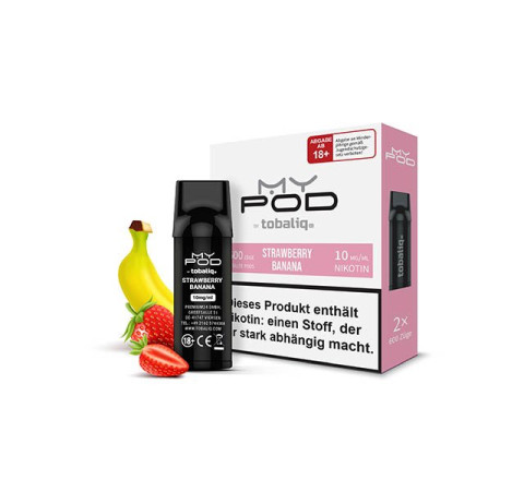 TOBALIQ MyPOD  10mg  2er Pack (2x2ml)  Strawberry Banana