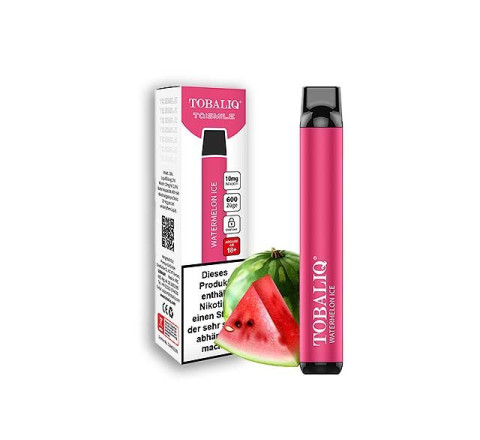 TobaliQ E-Shisha TQ-Smile "Watermelon Ice" - 600 Züge - "10 mg Nikotin"
