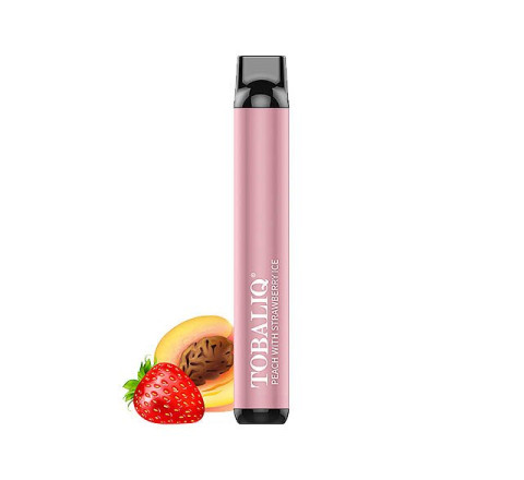 TobaliQ E-Shisha TQ-Smile"Peach with Strawberry Ice" - 600 Züge - "Ohne Nikotin"