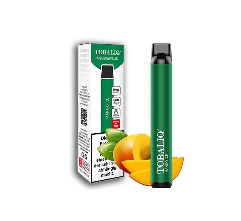 TobaliQ E-Shisha TQ-Smile "Mango Ice" - 600 Züge - "10 mg Nikotin"