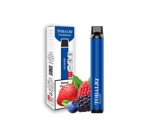 TobaliQ E-Shisha TQ-Smile "Mix Berry" - 600 Züge - "20 mg Nikotin"