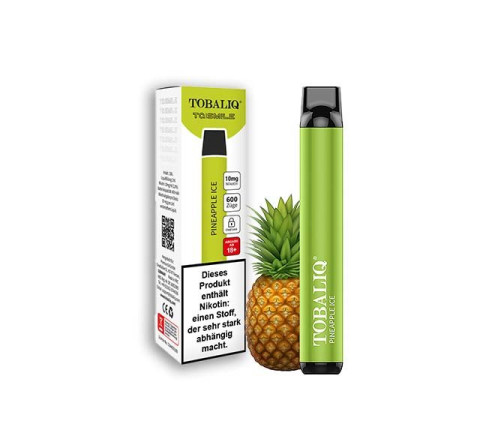 TobaliQ E-Shisha TQ-Smile "Pineapple Ice" - 600 Züge - "10 mg Nikotin"