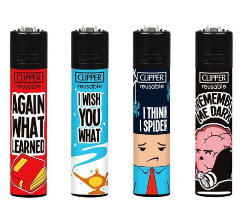 Clipper Feuerzeug "Denglish 8"
