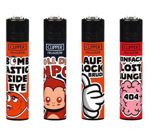 Clipper Feuerzeug "Einfach Lost"