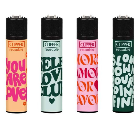 Clipper Feuerzeug "Self Love Club"