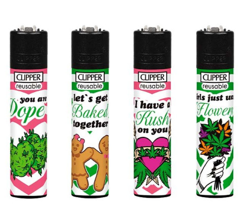 Clipper Feuerzeug "Weed Valentine"