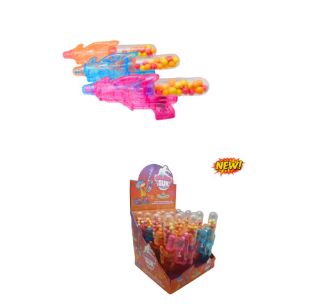 Galaxy Watergun Gumball - Kaugummiball mit Wasserpistole - 20g