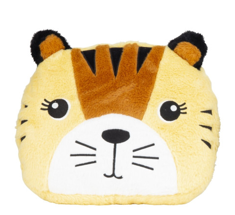 Plüschkissen Tiger grau - h=33 cm b=38 cm