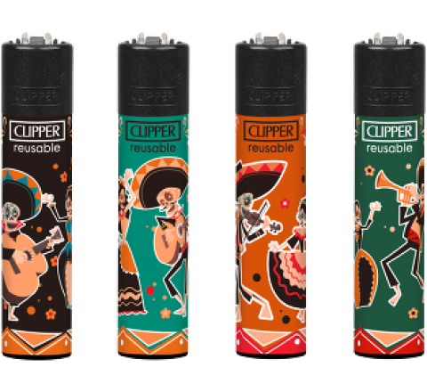 Clipper Feuerzeug "Dia De Los Muertos"