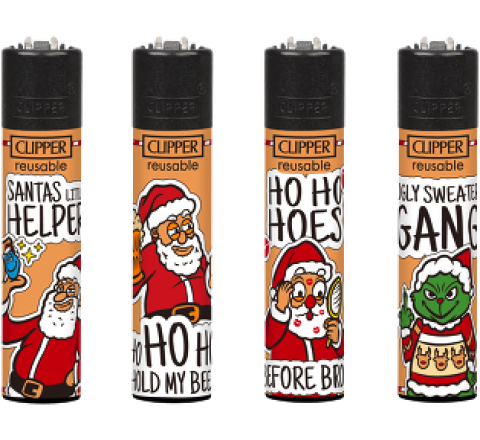 Clipper Feuerzeug "Naughty Santa"