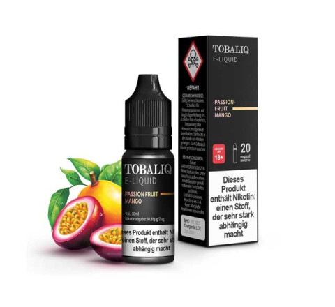 TOBALIQ E-Liquid  20mg Nikotinsalz  Passion Fruit Mango 20mg