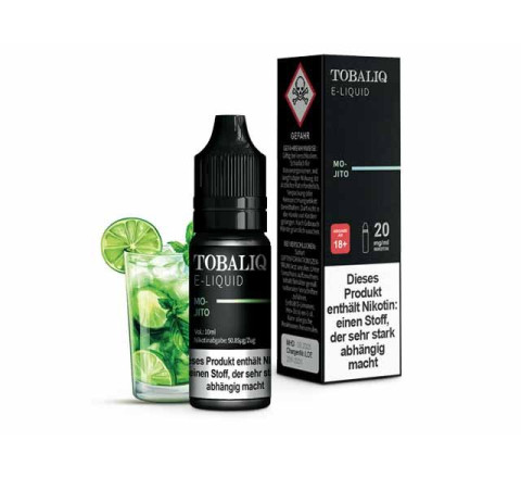 TOBALIQ E-Liquid  20mg Nikotinsalz  Mojito 20mg