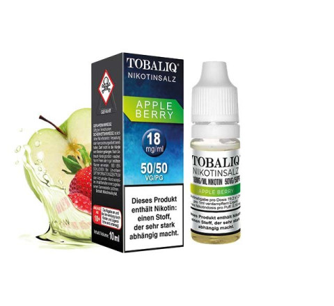 E-Liquid m. Nikotinsalz - 18MG/ML - Nikotin 50VG/50PG - Apple Berry