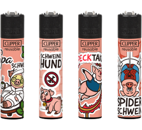 Clipper Feuerzeug "Schweinerei"